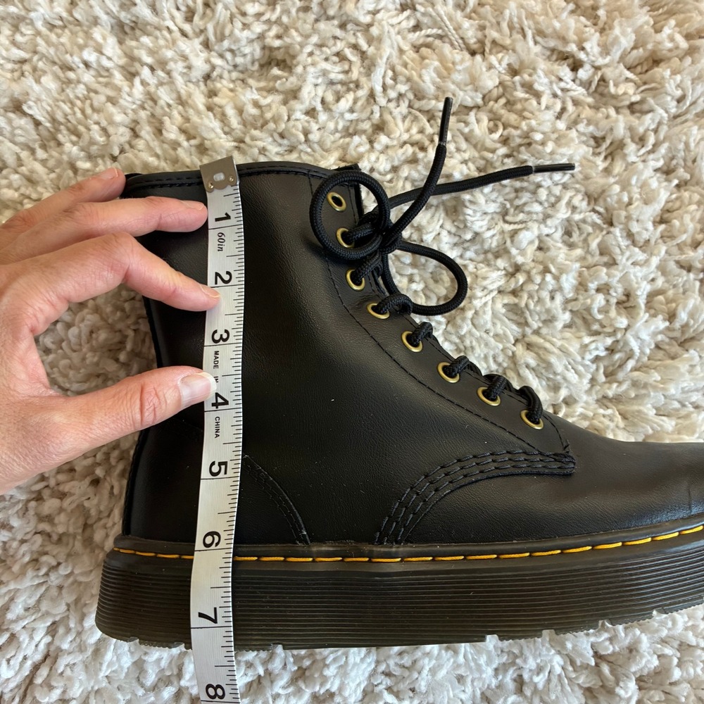Dr. Martens Zavala Combat Boots Women's 8 Men's 7 Moto Biker Grunge Goth 90s - Picture 8 of 8